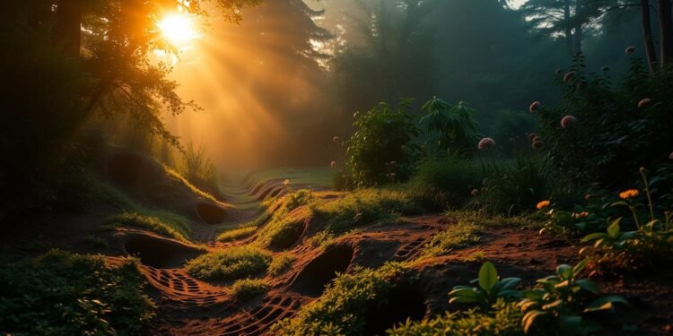 Marder Löcher im Garten