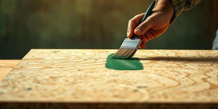 OSB-Platten streichen