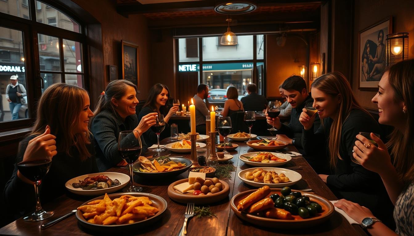 Tapas-Kultur gesellige Atmosphäre